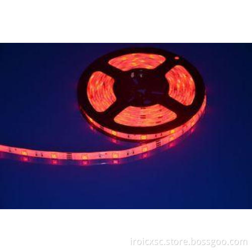 Indoor / Outdoor Epistar Led Strips SMD 5050 , Orange Flex